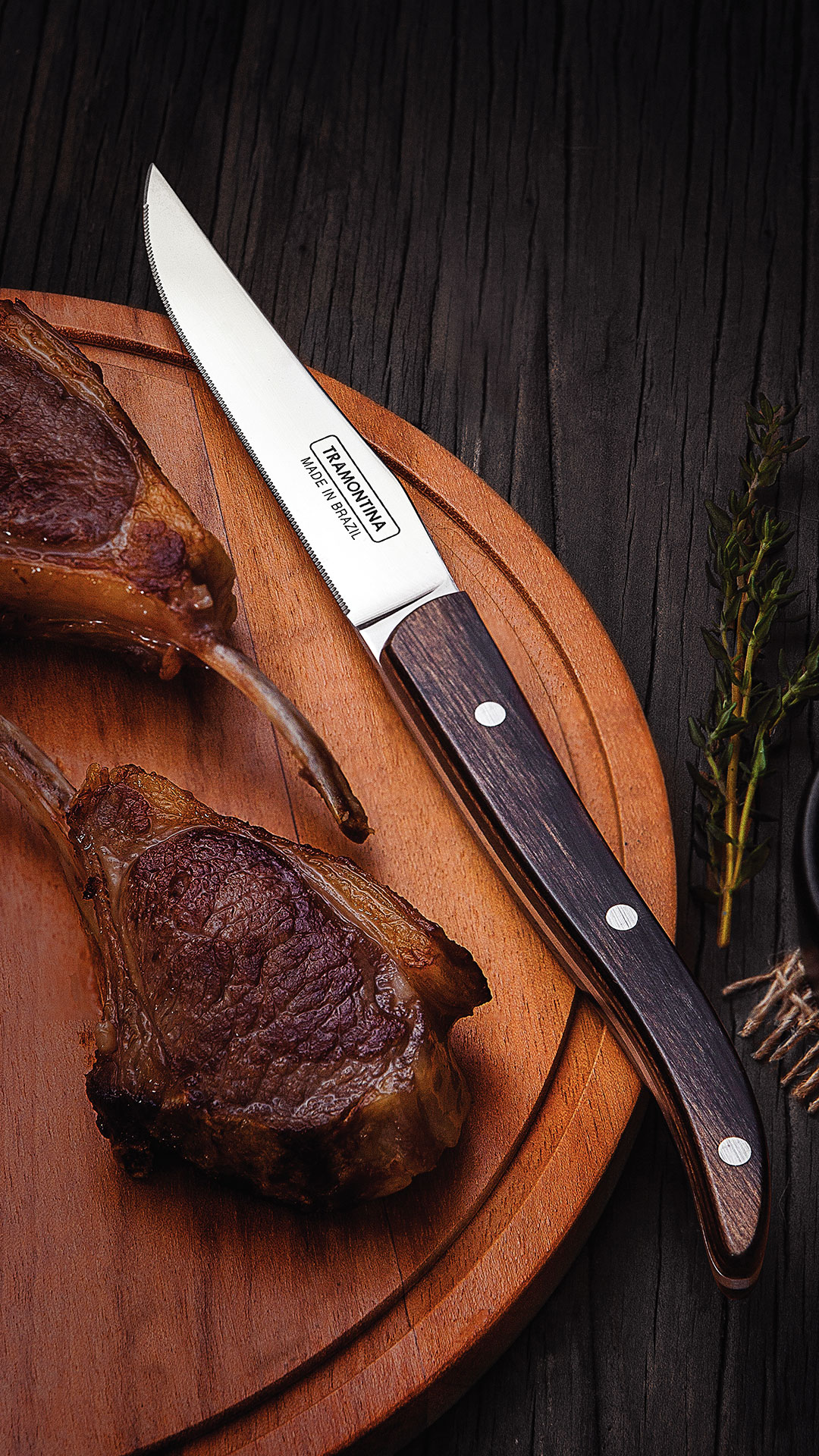 Tramontina serving boards and BBQ preparation