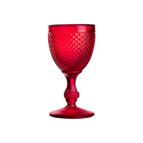 4 Copos de água Bicos vermelho 280ml
