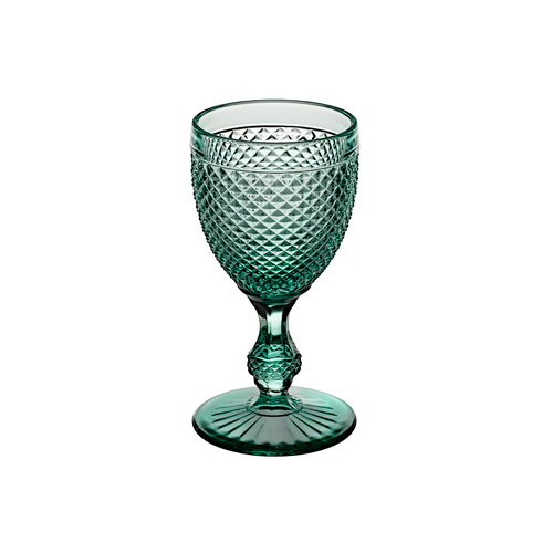Set of 4 water goblets Bicos mint green 280ml