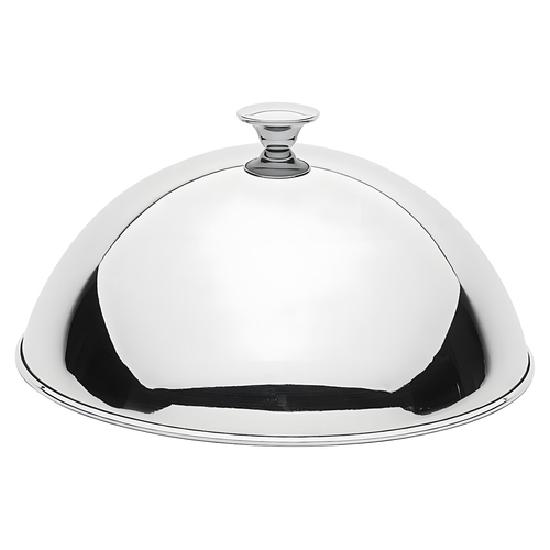 Guy Degrenne Round Food Cloche Stainless Steel 26 cm Silver