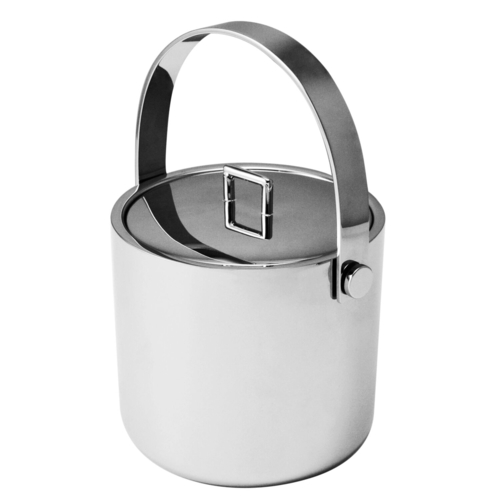 Degrenne Newport Bar Balde de Gelo 16 cm Cinza Aço Inoxidável