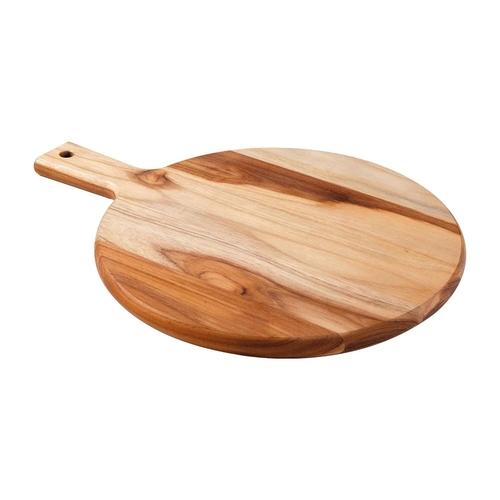 Tramontina Round Teak Wood Chopping Board 30 cm with Handle