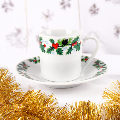 Set of 6 Christmas cups 102ml