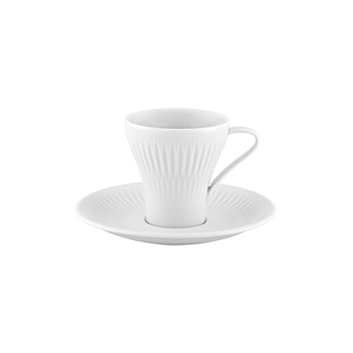 Utopia expresso cup and saucer white 105ml