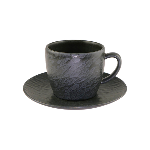 Chávena chá Ardósia 217ml preto