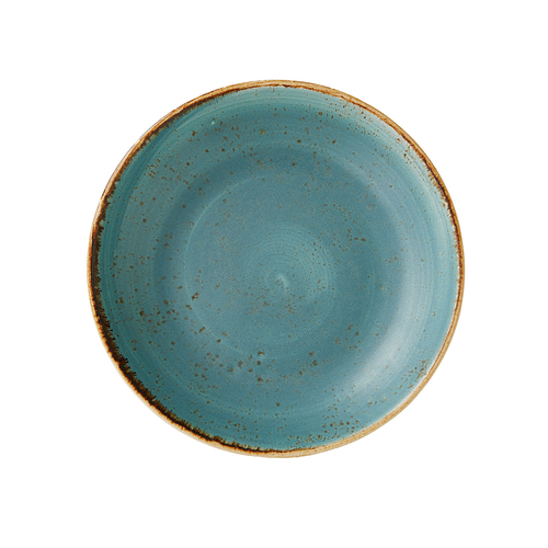 Prato Fundo Craft Azul 20cm, Porcelana Vitrificada