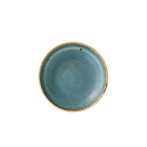 Craft Blue Deep Plate 13cm, Vitrified Porcelain