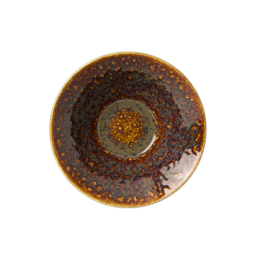 Vesuvius Amber Bowl 14 cm, Vitrified Porcelain