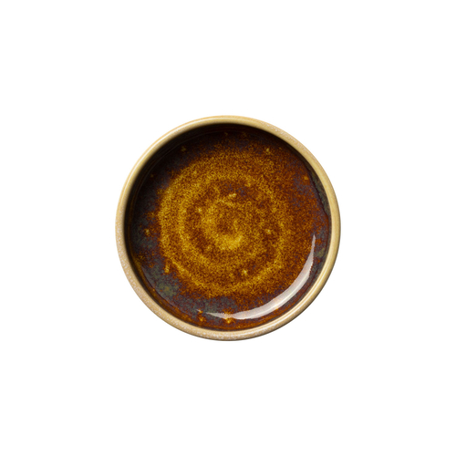 Aurora Vesuvius Amber Bowl 10cm, vitrified Porcelain