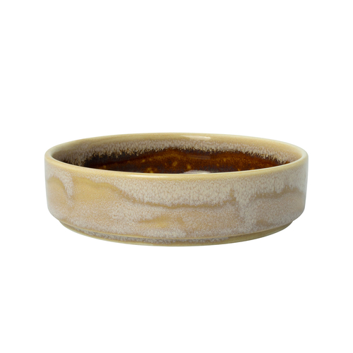Aurora Vesuvius Amber Deep Plate16cm, vitrified Porcelain