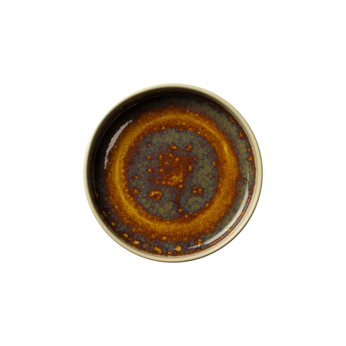 Aurora Vesuvius Amber Deep Plate 13,5cm, vitrified Porcelain