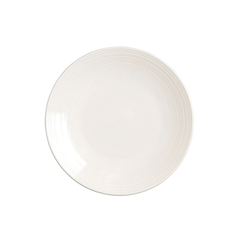 Prato Coupe Raso 20cm, Concorde, Porcelana branca com acabamento liso