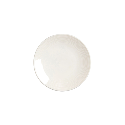 16cm Coupe Dessert Plate, Concorde collection, white Porcelain with a smooth finish