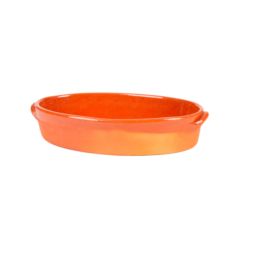 Assadeira oval Argila 36x23cm
