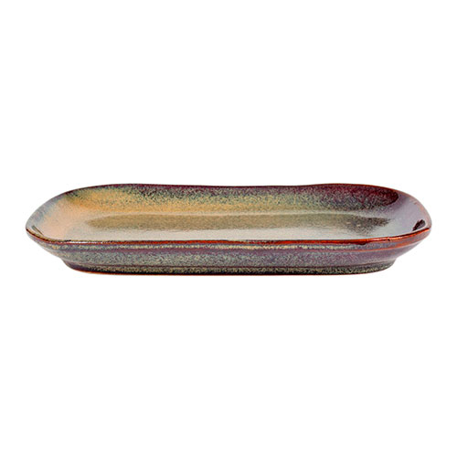 Serving Plate Organic Brown