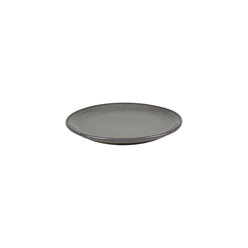 Organic Green oval dessert plate 16cm