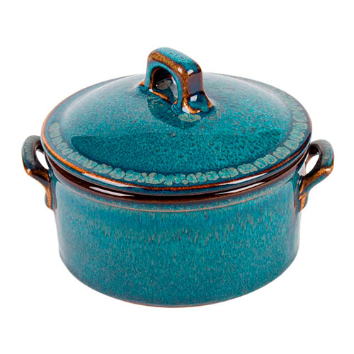 Mini Casserole Organic Stoneware Índico oven and microwave safe