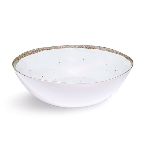 White Terrae Salad Bowl, 31×9cm, Melamine
