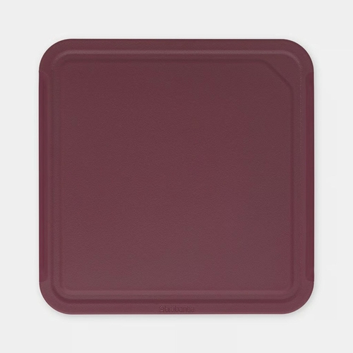 Brabantia Tasty+ Chopping Board 25x25 cm Aubergine Red Plastic