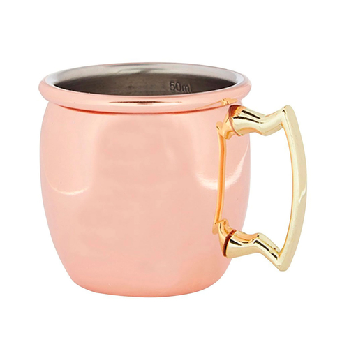 Curved Moscow Mule Mug, 50ml, Stainless Steel