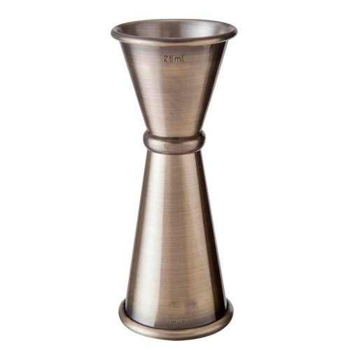 Jigger 25/35/50ml, Vintage, Stainless Steel