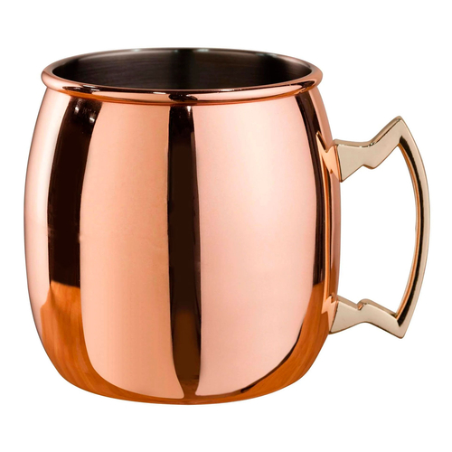 Curved Moscow Mule Mug, 500ml, Stainless Steel