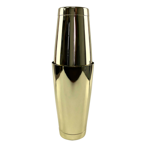 Gold-Plated Boston Shaker, Stainless Steel