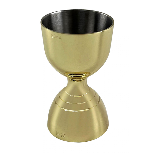 Gold Bell Jigger 25/50ml, Stainless Steel