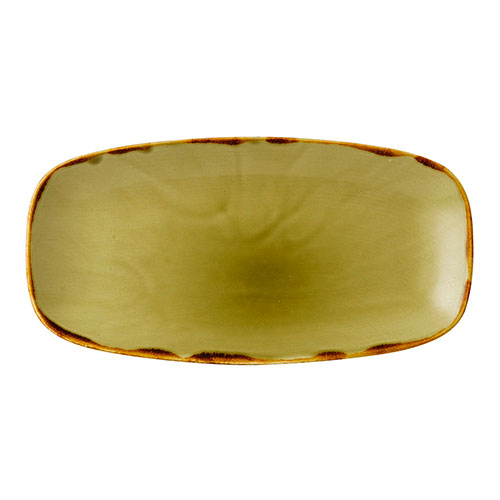 Harvest Green oblong plate