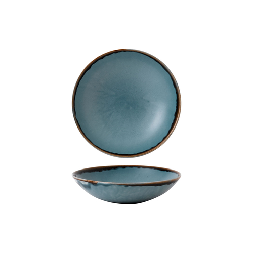 Harvest Blue coupe bowl 18cm