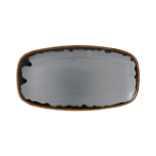 Serving plate Harvest Grey 30x15cm