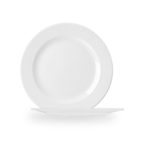 Dinner Plate 26 cm, Bamboo White, Vitrified Porcelain