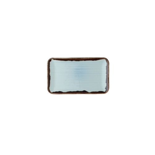 Churchill Harvest Turquoise Organic Oblong Platter Vitrified Ceramic 34.6 x 15.6 cm Turquoise