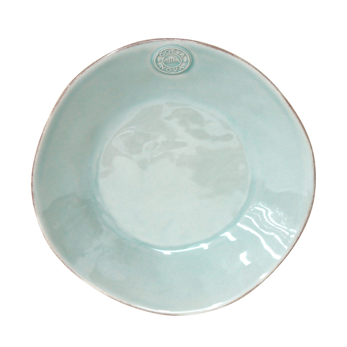 Prato Fundo Nova Turquesa 25cm, Grés fino