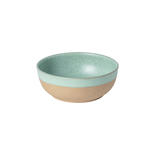 Taça Poke Arenito aqua 18,5cm, 990ml, grés reciclado com acabamento mate artesanal
