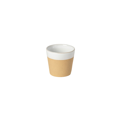 Copo Lungo Grespresso Nature 8 x 7,5 cm, 191 ml, grés reciclado com acabamento artesanal
