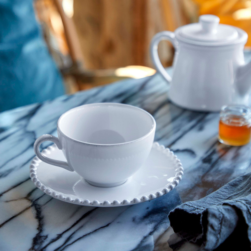 Pearl tea cup and saucer 250ml