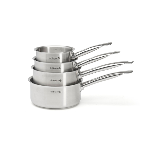 PRIM'APPETY Stainless Steel Saucepan Set 14-20cm, Stainless Steel