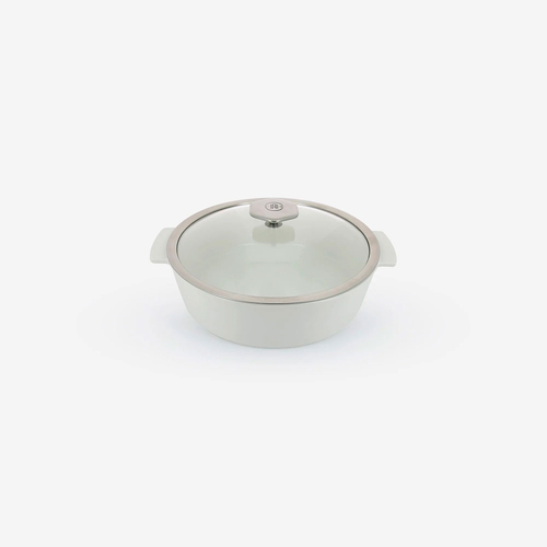 Revolution 2 White Shallow Casserole, 28cm, vitrified Porcelain