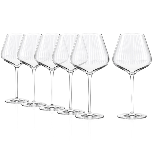 6 Symphony Burgundy Glass 710ml