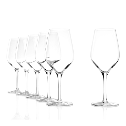 6 Exquisit Universal Wine Glasses 420ml