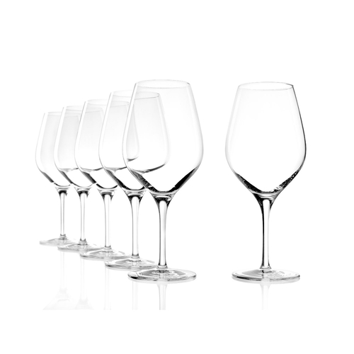 6 Exquisit Bordeaux wine Glasses 645ml