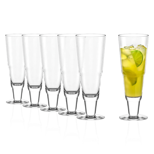 6 Salsa Cocktail Glasses 450 ml ideal for Margarita, Daiquiri or Mojito