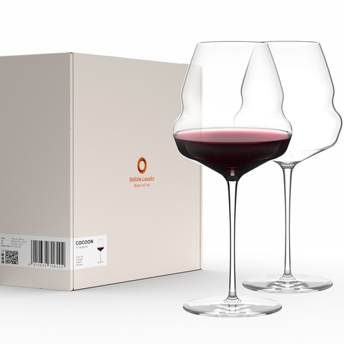 Stölzle Lausitz Bordeaux glass crystalline glass 745 ml set of 2 Cocoon