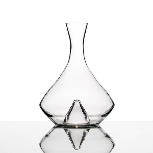 Fire Vulkanos 750ml Crystal Glass Decanter - Fine Neck for Elegant Pouring