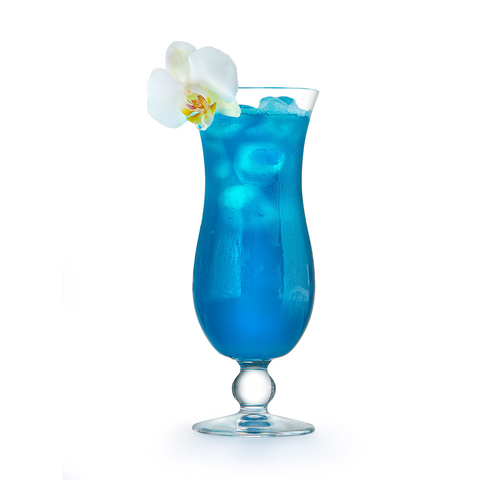 4 Copos cocktail Blue Hawaii 440ml