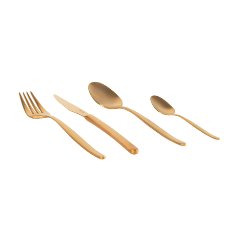 Faqueiro Bali Titanium,16 peças, Aço inoxidável