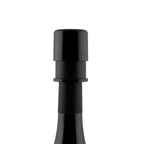 Bottle Vacuum Pump & Stopper, Black