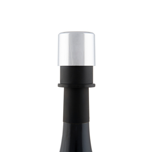 Bottle Vacuum Pump & Stopper, Silver