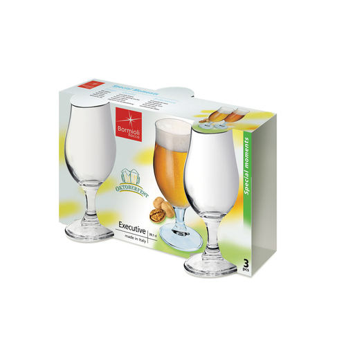3 Copos tulipa cerveja 260ml, vidro transparente, design clássico, laváveis máquina
